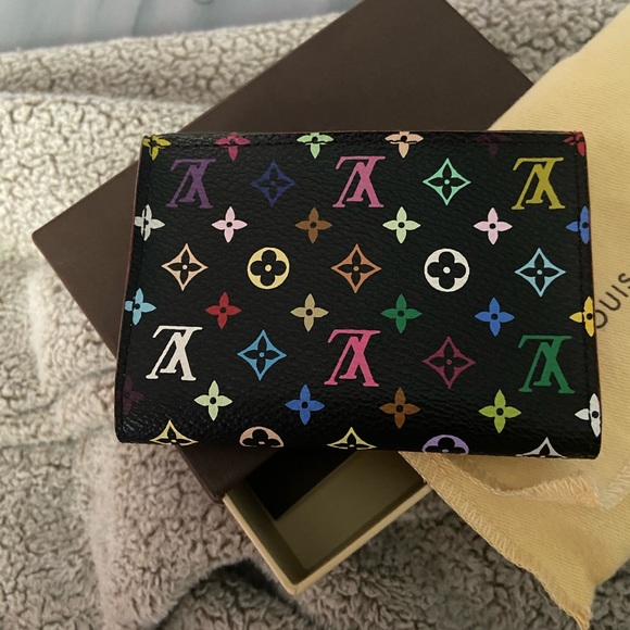 SOLD** LOUIS VUITTON VINTAGE MULTICOLOR WALLET - Picture 4 of 6